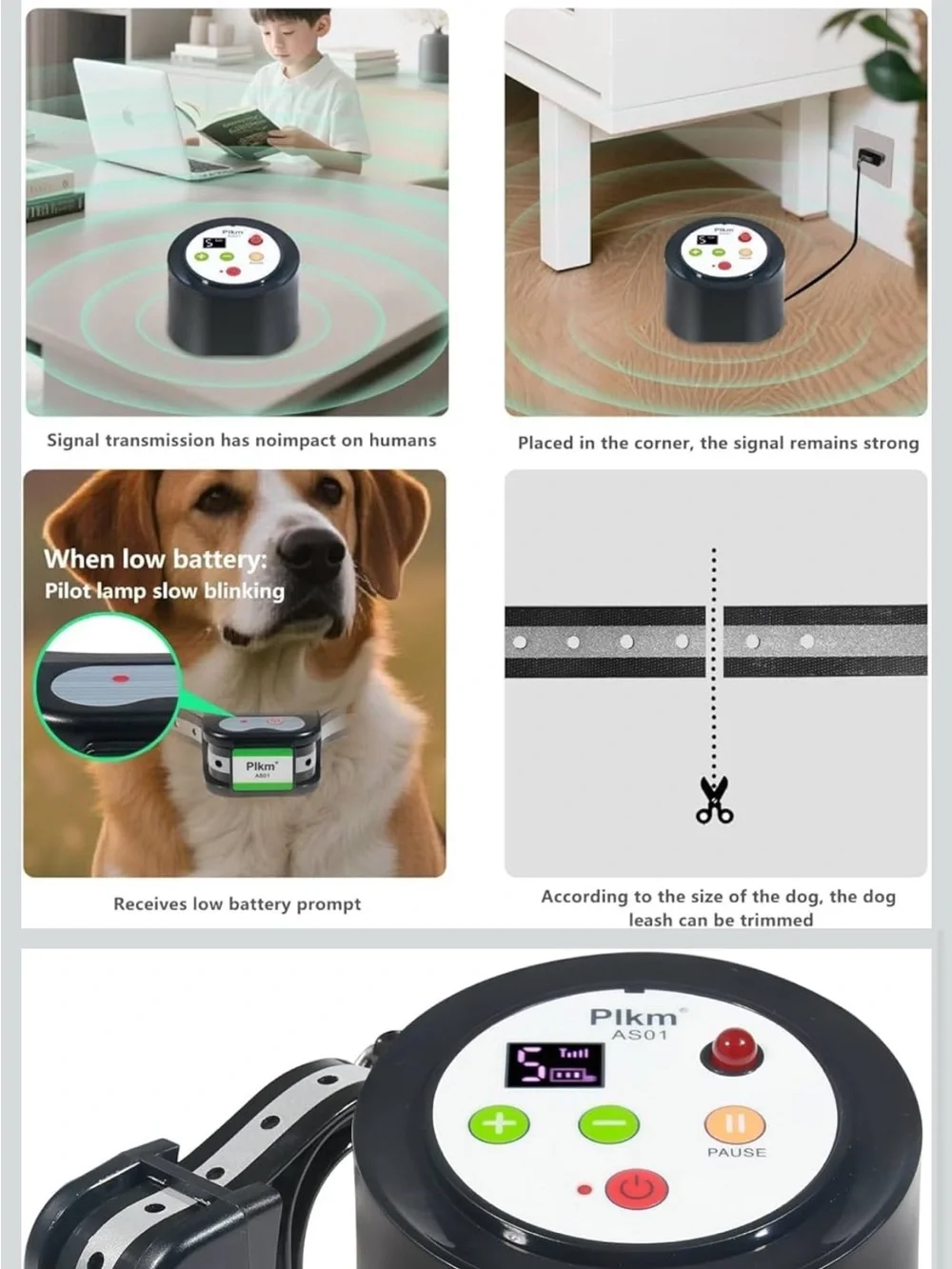 PLKM Wireless Dog Fence